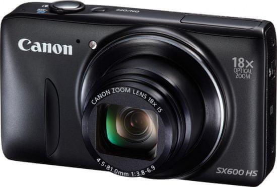 Canon PowerShot SX600 HS černá - rozbaleno