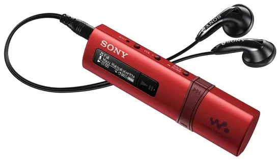 Sony NWZ-B183 červená 4 GB - rozbaleno