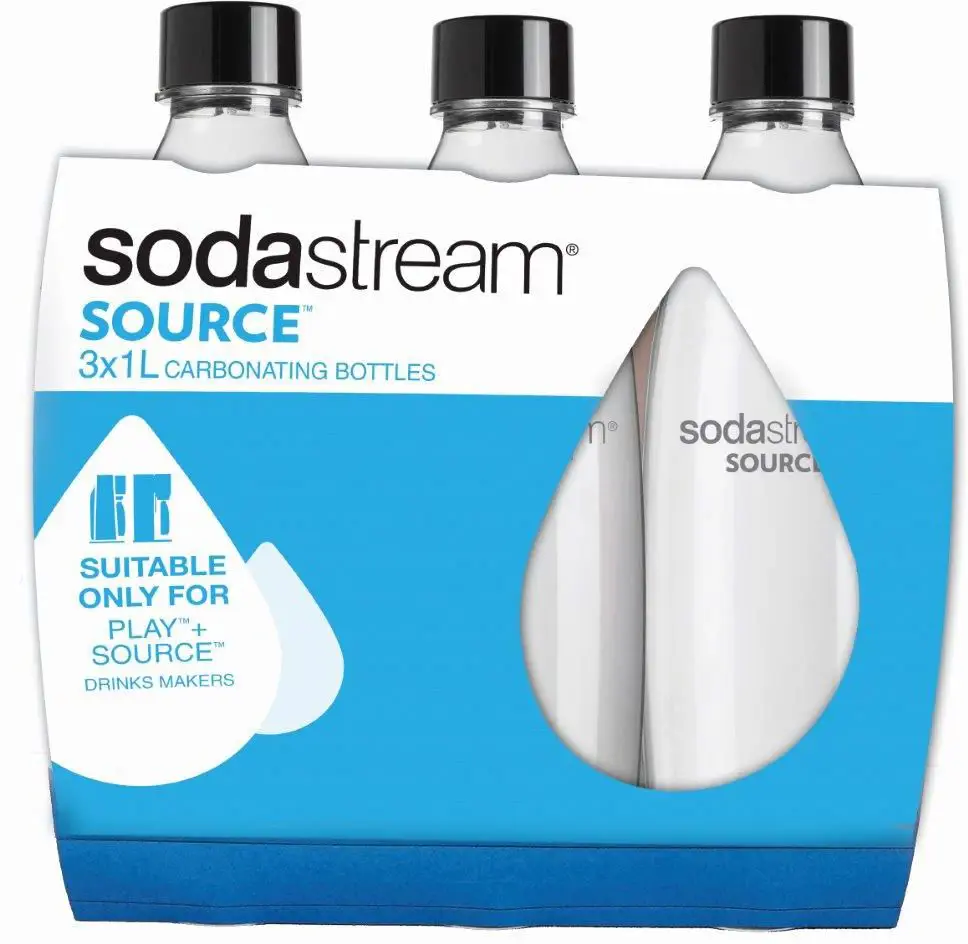 SodaStream Láhev 1 l SOURCE/PLAY 3Pack černá - použité