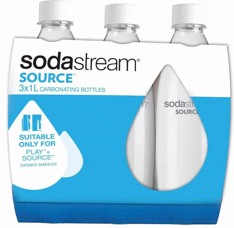 SodaStream Láhev 1 l SOURCE/PLAY 3Pack bílá