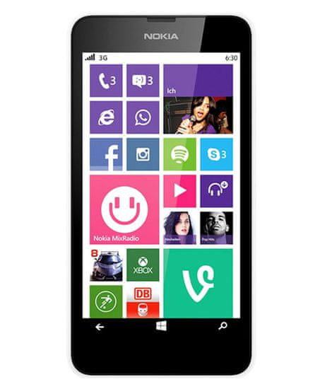 Nokia Lumia 630, DualSIM, bílá + černý kryt