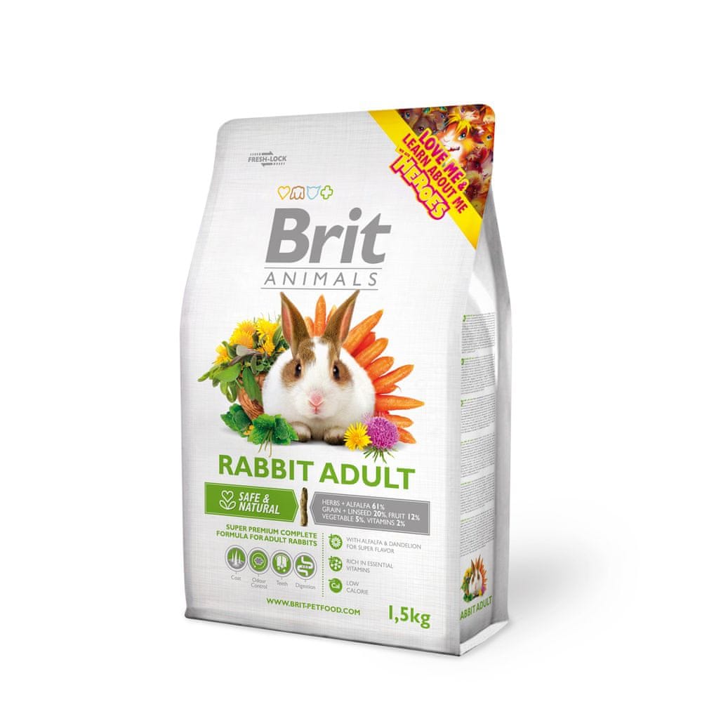 Levně Brit Animals RABBIT ADULT Complete 1,5 kg