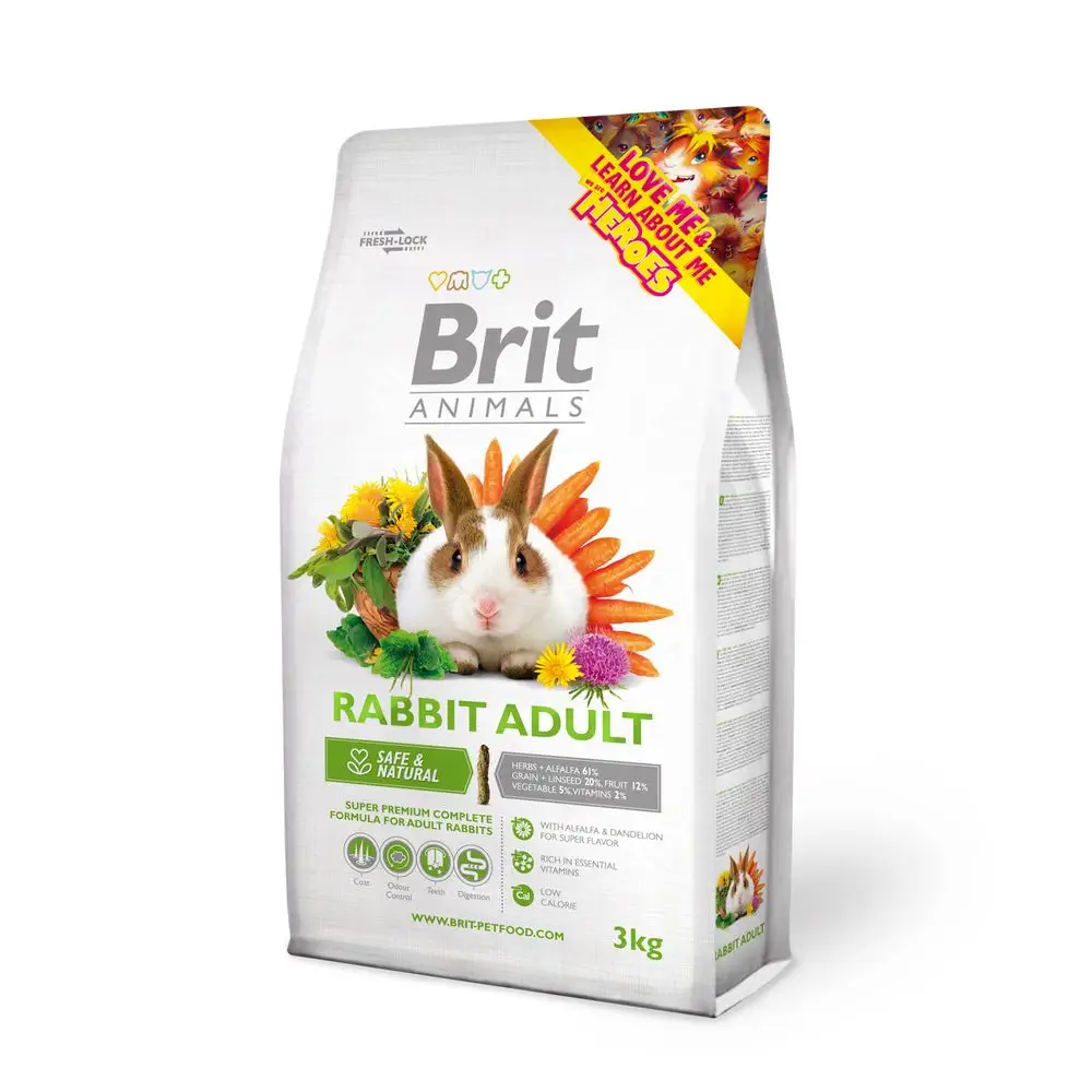 Levně Brit Animals RABBIT ADULT Complete 3 kg