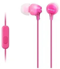 Sony MDR-EX15APP sluchátka s mikrofonem (Pink)