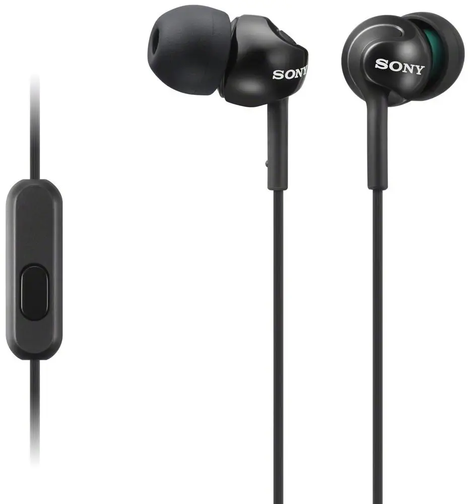 Levně Sony MDR-EX110APB sluchátka s mikrofonem (Black)