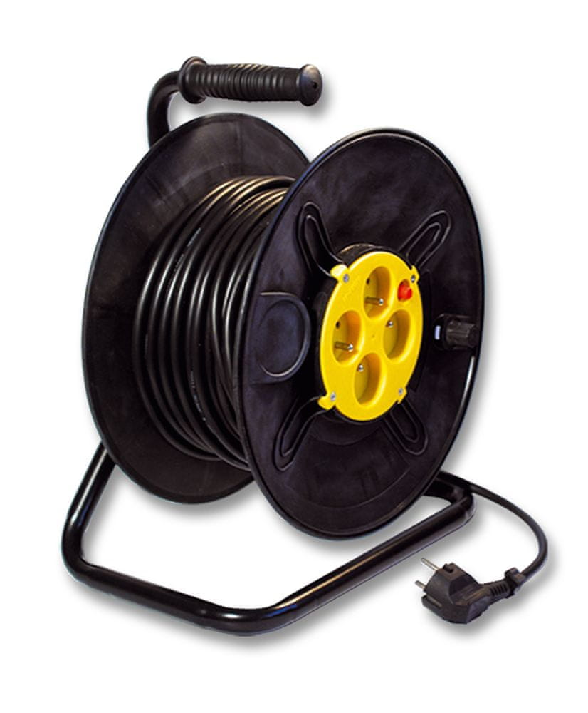 Levně Ecolite prodlužovací kabel na bubnu 40m, 3x1,5mm2 FBUBEN-40
