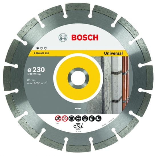 Bosch Diamantový kotouč 125mm , universal