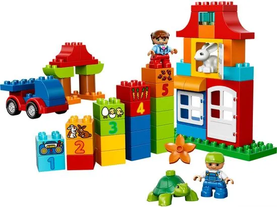 LEGO DUPLO Kostičky 10580 Zábavný box Deluxe