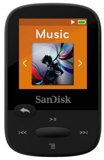SanDisk Clip Sport 8 GB, černý - zánovní
