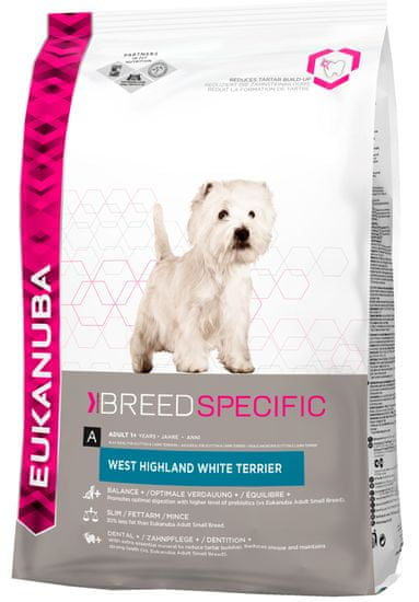 Eukanuba West Highland a White Terrier 7,5 kg