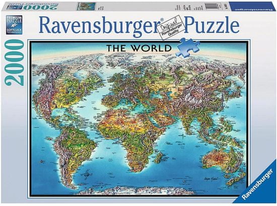 Ravensburger Mapa světa 2000d