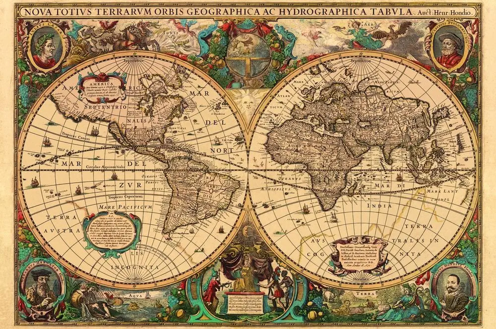 Levně Ravensburger Puzzle Historická mapa 5000d