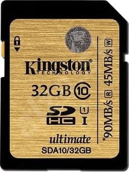 Kingston SDHC 32GB 90MB/s UHS-I (SDA10/32GB)