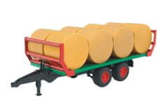 Farmer - transportní přívěs pro přepravu 8 balíků slámy 1:16