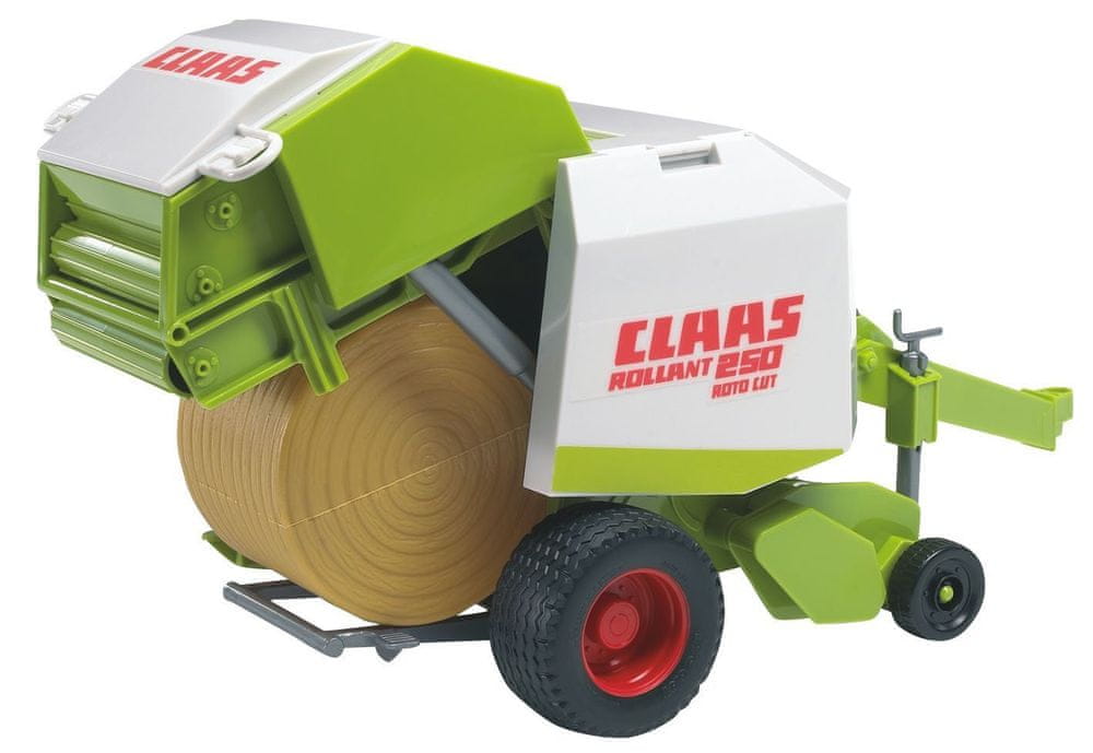 Levně Bruder Claas Rollant 250 vlek k traktoru na výrobu balíků slámy 1:16