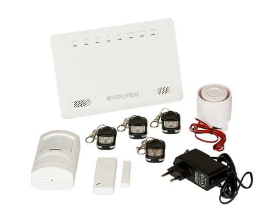 Evolveo Alarmex, bezdrátový GSM alarm s ochranou proti sabotáži - použité