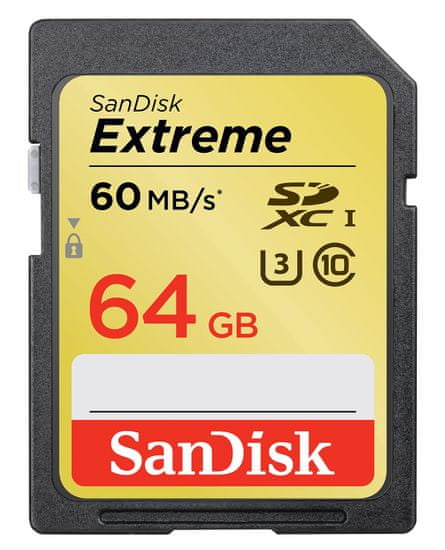 SanDisk SDXC 64GB (Class 10) Extreme 60MB/s