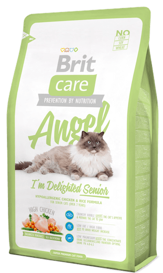 Brit Care Cat Angel I´m Delighted Senior 2 kg - Expirace 9/2021