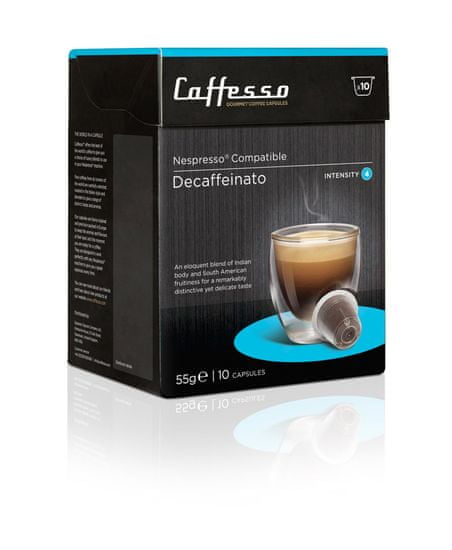 Caffesso Decaffeinato, 16 balení (160 kapslí)