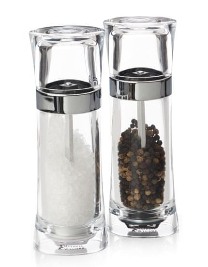 Maxwell & Williams Sada mlýnků na sůl a na pepř 13 cm - použité