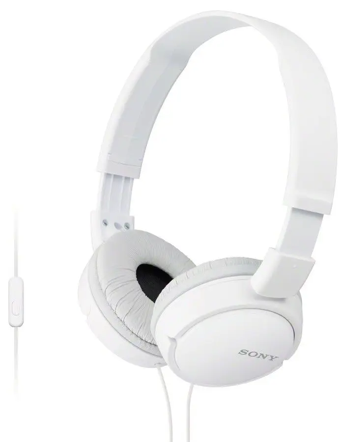 Levně Sony MDR-ZX110APW sluchátka s mikrofonem (White)