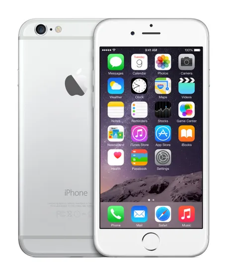 Apple iPhone 6, 16 GB, stříbrný