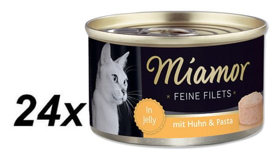 Finnern Konzerva Miamor Filet kuře + těstoviny 24 x 100g