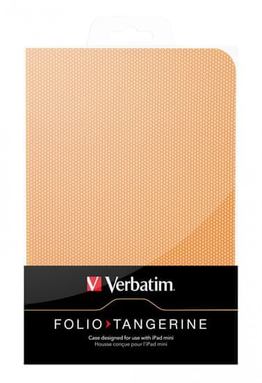 Verbatim Folio Hex Case pro iPad mini - Tangerine Orange