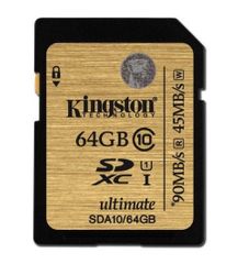 Kingston SDXC 64GB 90MB/s UHS-I (SDA10/64GB)