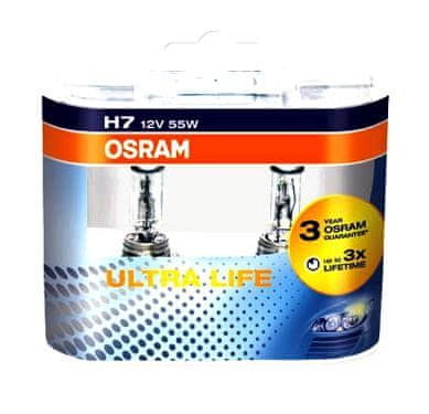 Osram 12V H7 55W PX26d 2ks Ultra Life - rozbaleno