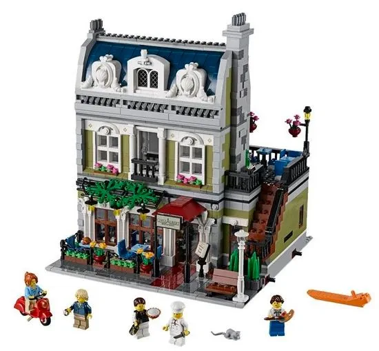 LEGO Creator 10243 Pařížská restaurace - rozbaleno