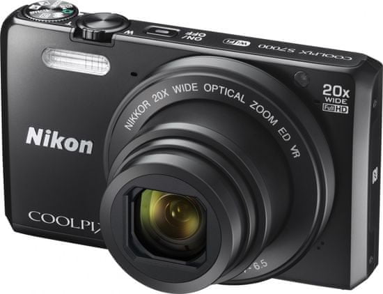 Nikon Coolpix S7000 + 8GB karta + pouzdro ZDARMA!
