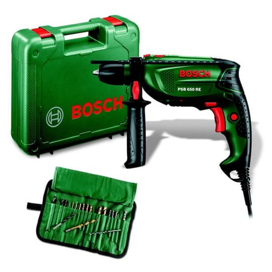 Bosch PSB 650 RE + 19-ti dílné příslušenství