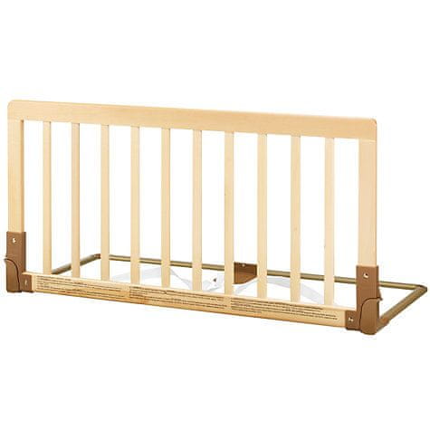 BabyDan Zábrana k posteli dřevěná přírodní - rozbaleno