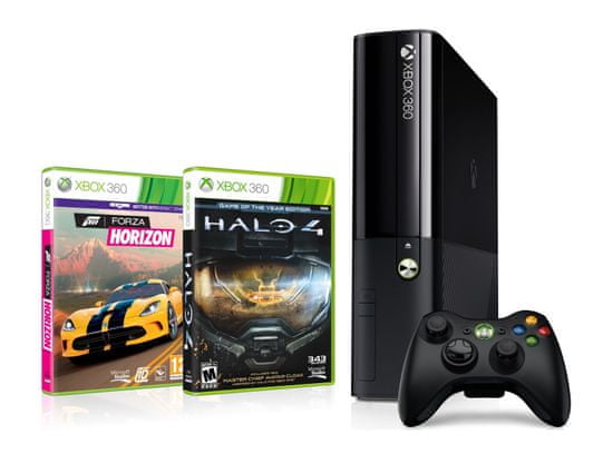 Microsoft XBOX 360 500GB Stingray + Halo 4 GOTY + Forza Horizon - rozbaleno