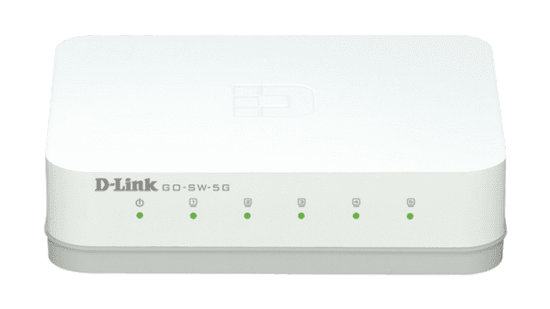 D-Link 5-Port Gigabit Ethernet Switch GO-SW-5G - zánovní