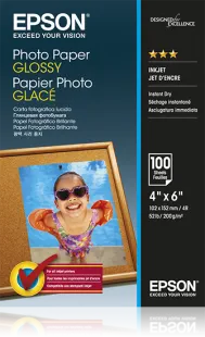 Levně Epson Photo Paper Glossy 10x15cm 100 listů (C13S042548)