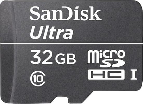 SanDisk microSDHC 32GB UHS-I (class 10) Ultra 30MB/s (SDSDQL-032G-G35)