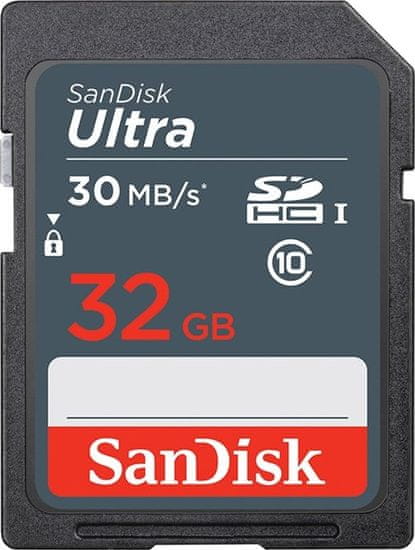 SanDisk SDHC 32GB (class 10/UHS-I) Ultra 30MB/s (SDSDL-032G-G35)