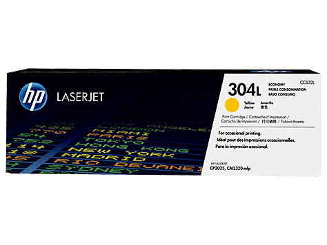 HP LaserJet CC532L č.304L žlutý