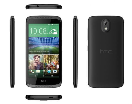 HTC Desire 526G, Dual SIM, černý