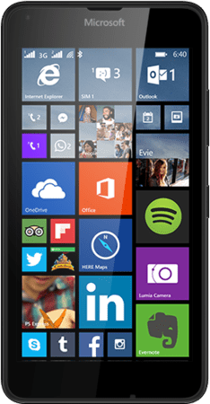 Microsoft Lumia 640 LTE, černý