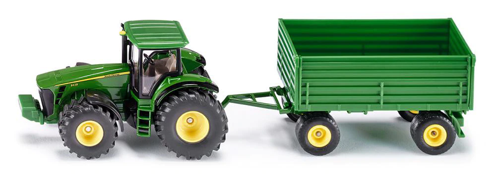 Levně SIKU Farmer - traktor John Deere s vlekem, 1:50 - rozbaleno