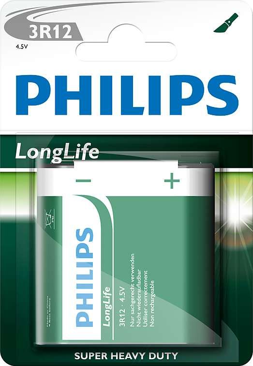 Levně Philips 4,5V 1ks LongLife (3R12L1B/10)