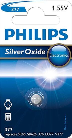 Philips 377 1ks Silver Oxide (377/01B)