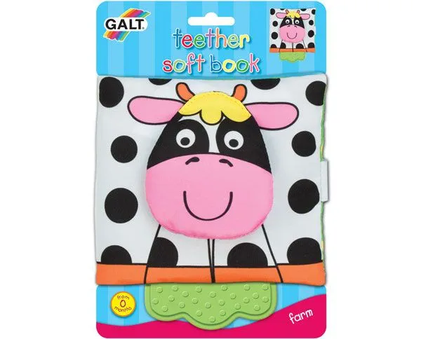 Galt Dětská knížka s kousátkem - na farmě