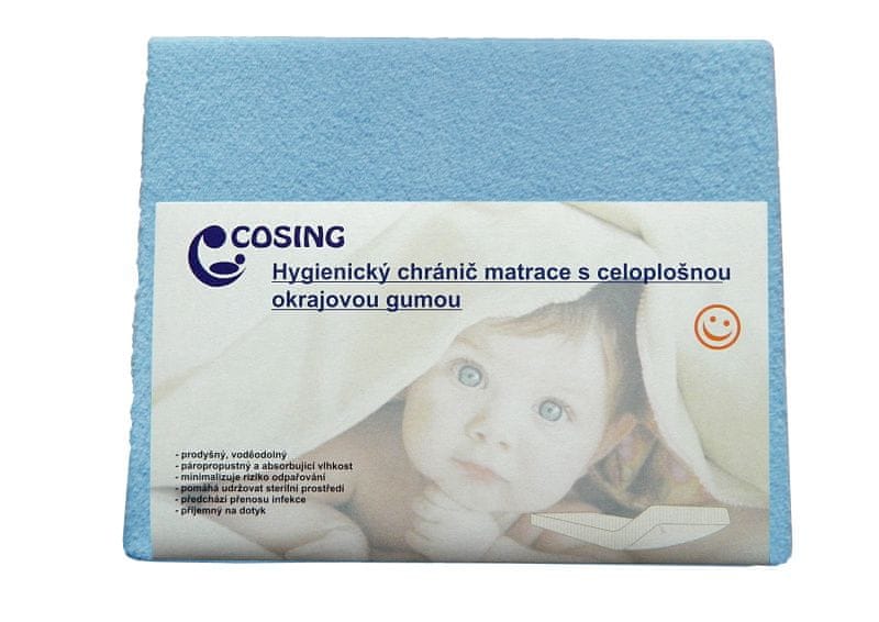 COSING Hygienický chránič matrace 60x120cm, modrá