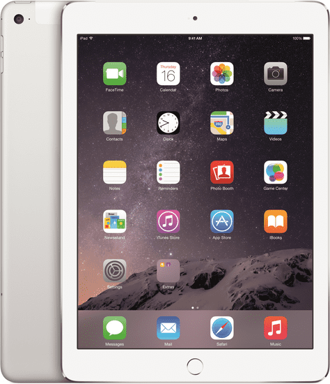 Apple iPad Air 2 Wi-Fi Cellular 128GB Silver (MGWM2FD/A)