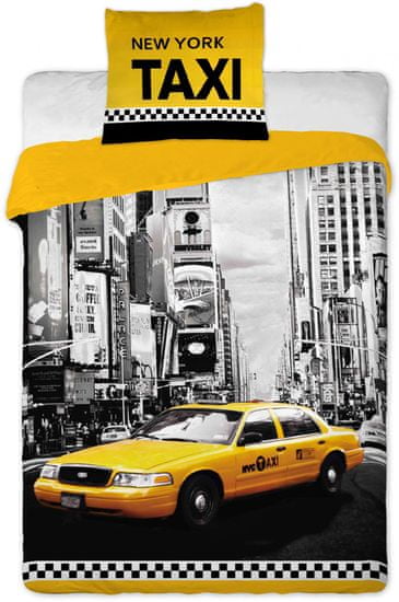 Jerry Fabrics povlečení New York taxi