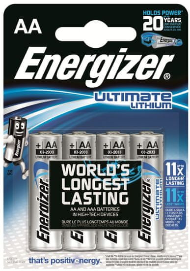 Energizer AA 4ks Ultimate Lithium